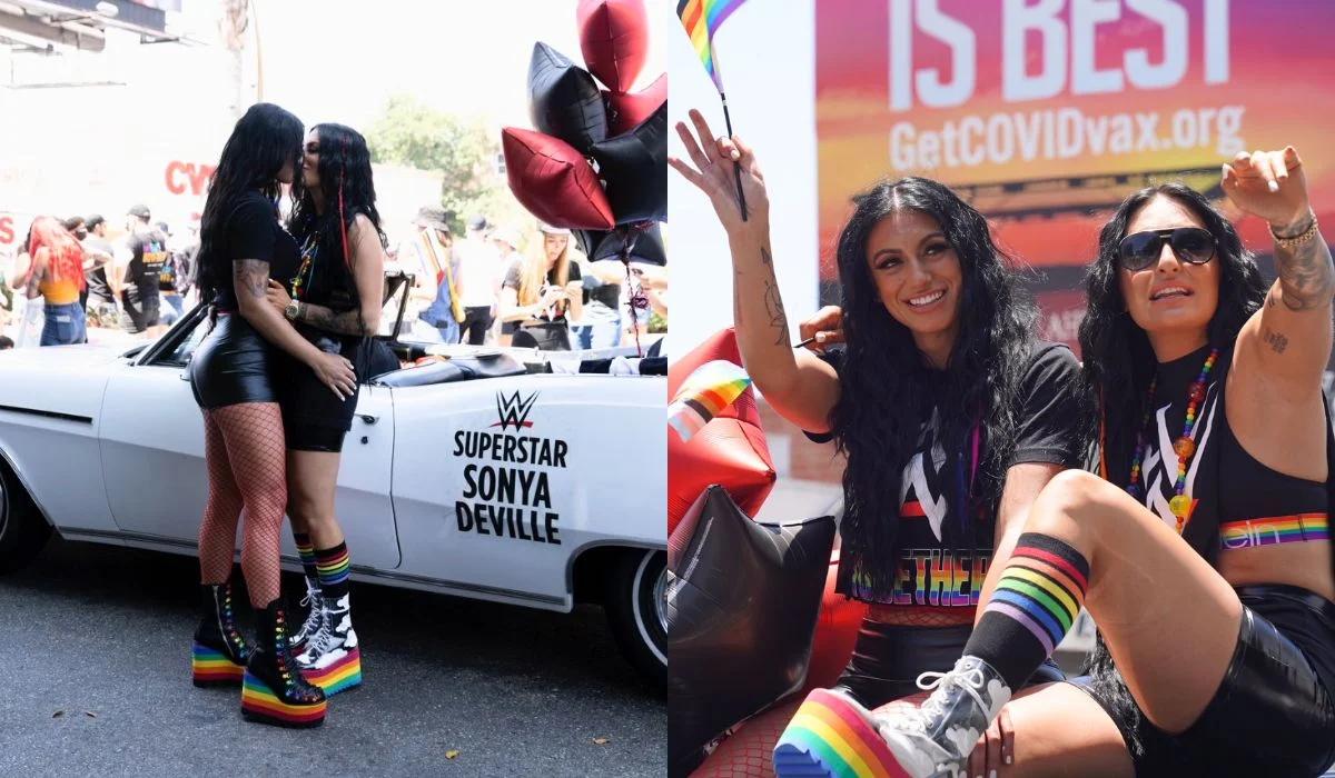 WWE Wrestler Sonya Deville - Pride Month 2023 Celebration