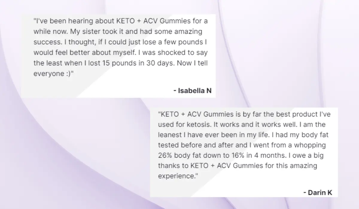 Summer Keto + ACV Gummies UK Customer Reviews
